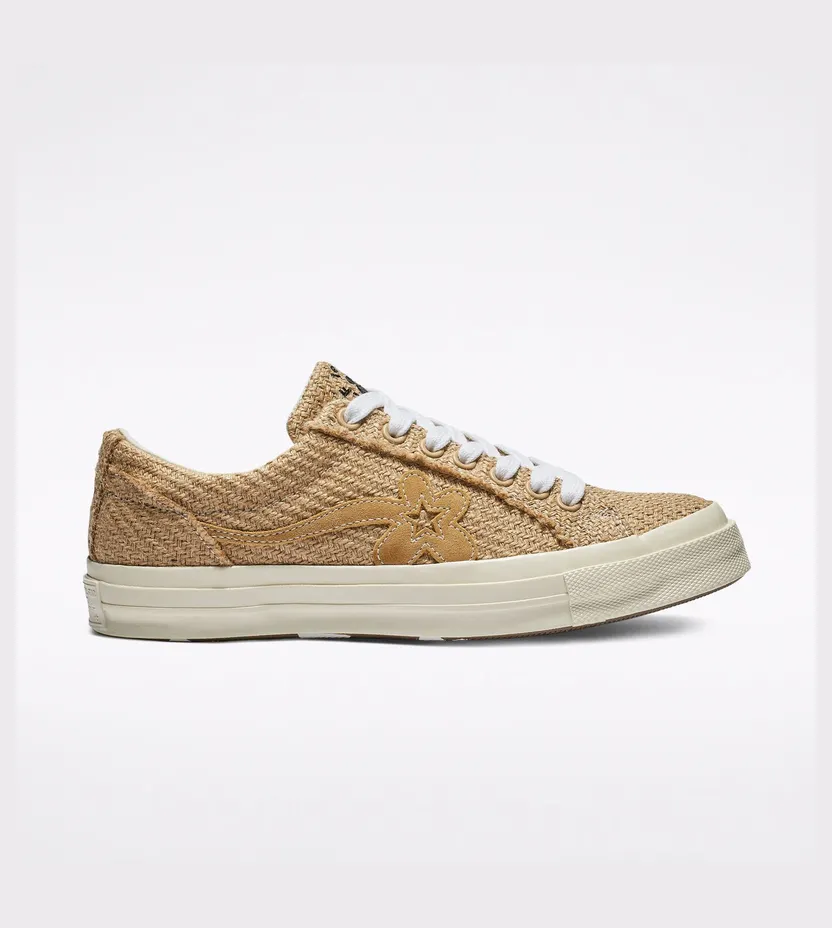 Converse Golf Le Fleur x One Star Ox ‘Burlap’ Curry/Egret/Black (163169C)