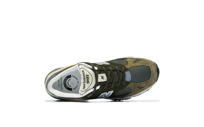 New Balance 991 Olive Burgundy Brown Desaturated (M991GYB)