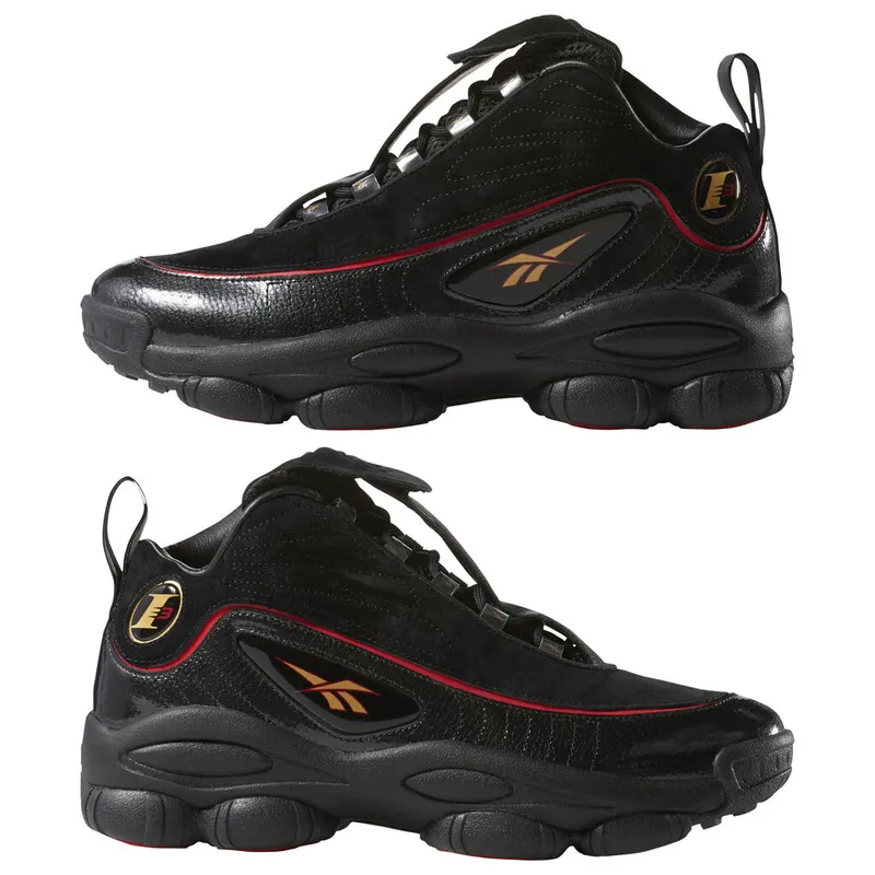 Reebok Iverson Legacy Black Black/White-Red-Brass (Other Brands Reebok)