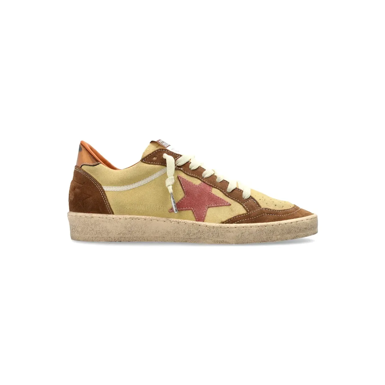 Golden Goose Ball Star sneakers met sterpatch – Beige (GWF00117F008709)