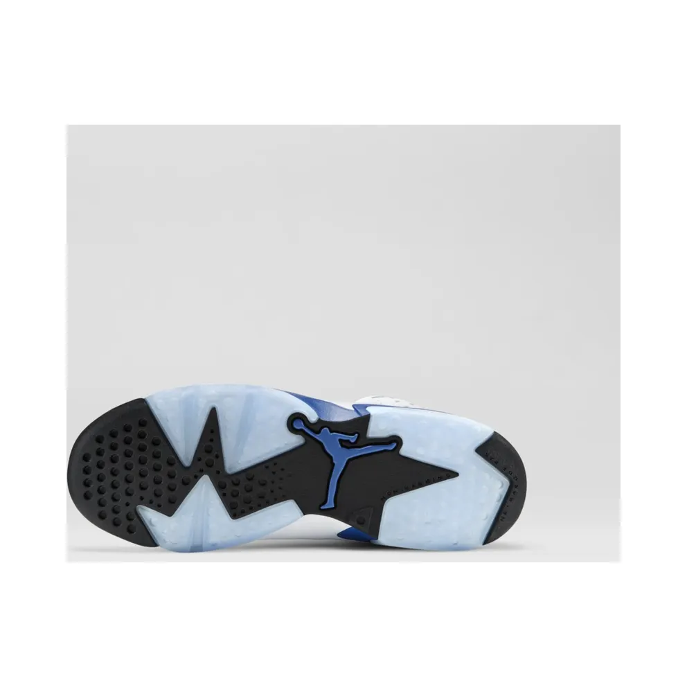 Jordan 6 Retro Sport Blue 2014 (GS) White/Sport Blue-Black (384665-107)