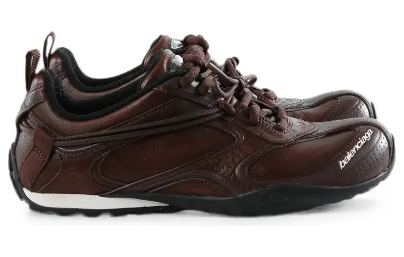 Balenciaga Radar leren “Brown” (865704WSTVL)