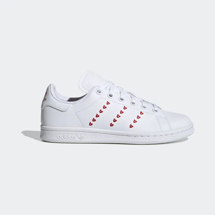 adidas Stan Smith Cloud White Lush Red (GS)