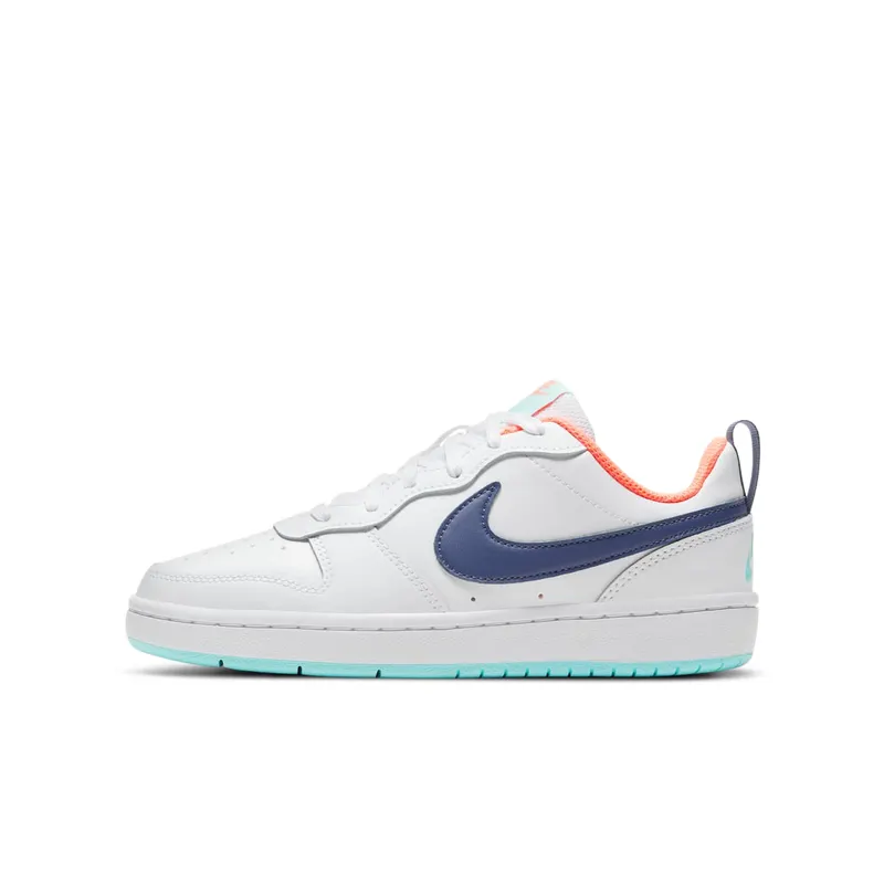 Nike Court Borough Low 2 White Navy (GS) (BQ5448-112)