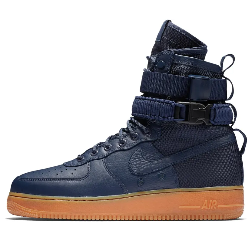 Nike SF AF1 Midnight Navy Gum (864024-400)