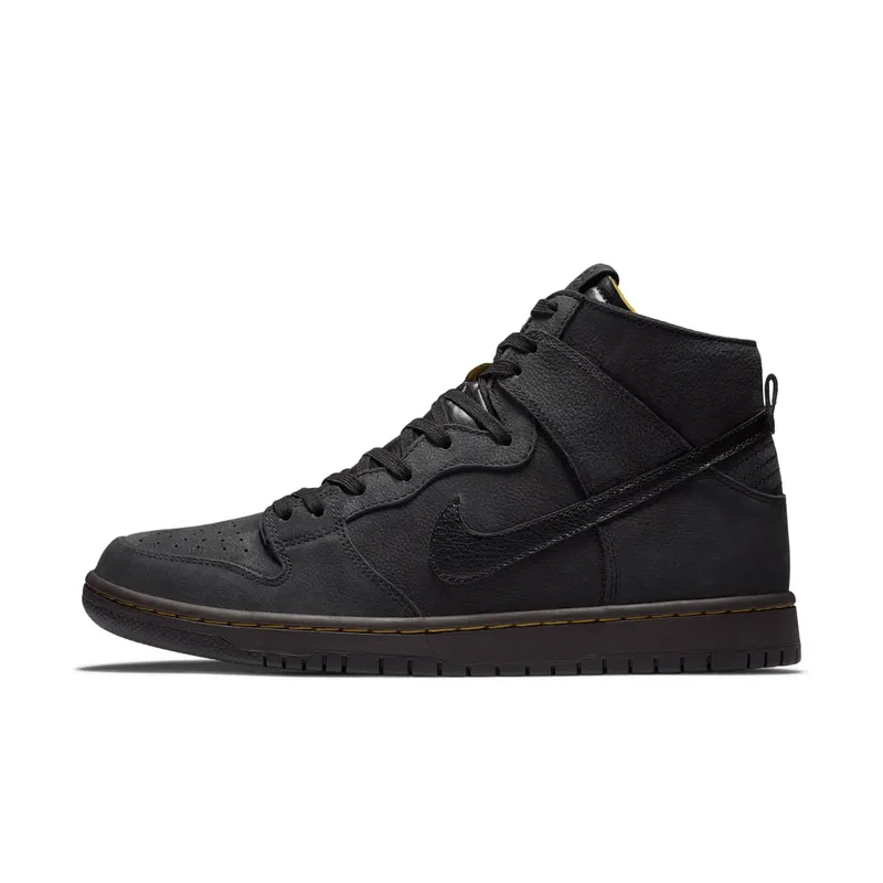 Nike SB Dunk High Deconstructed Doc Martens Black/Black-Velvet Brown-Peat Moss (AR7620-002)
