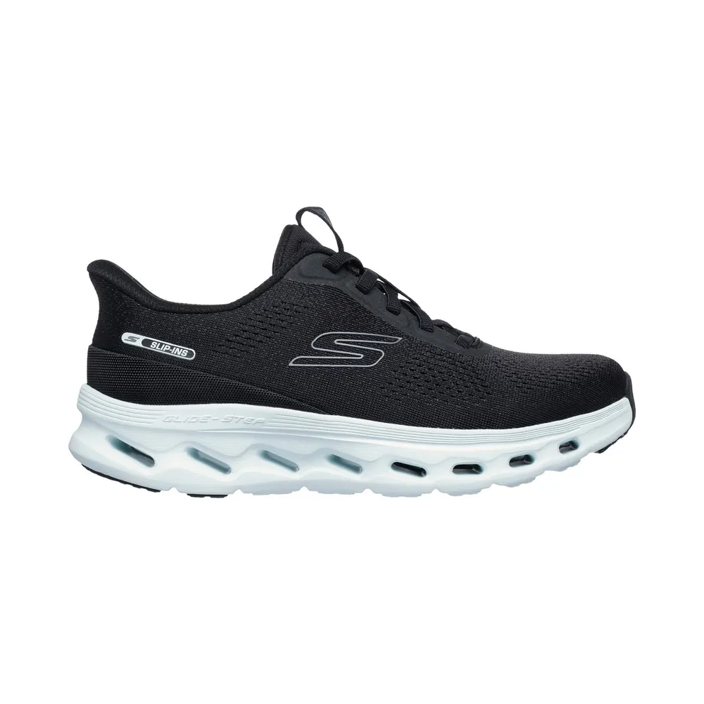 Skechers Slip-ins: GO WALK Glide-Step 2.0 – Nessa Sneaker Black/Licht Blue