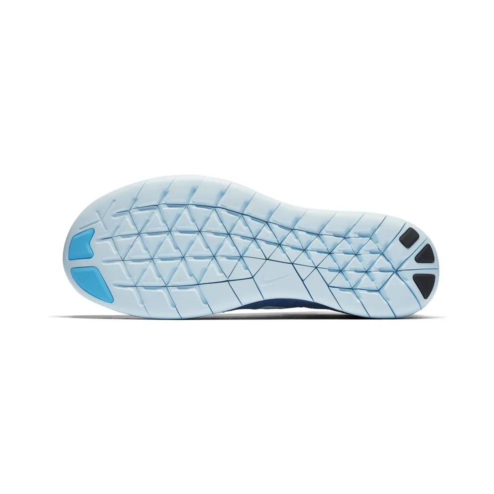 Nike Free RN Flyknit 2017 Work Blue/Dark Obsidian (W) (880844-400)