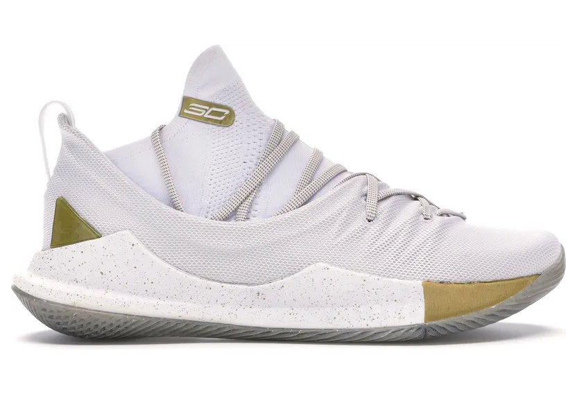Under Armour Curry 5 White Gold