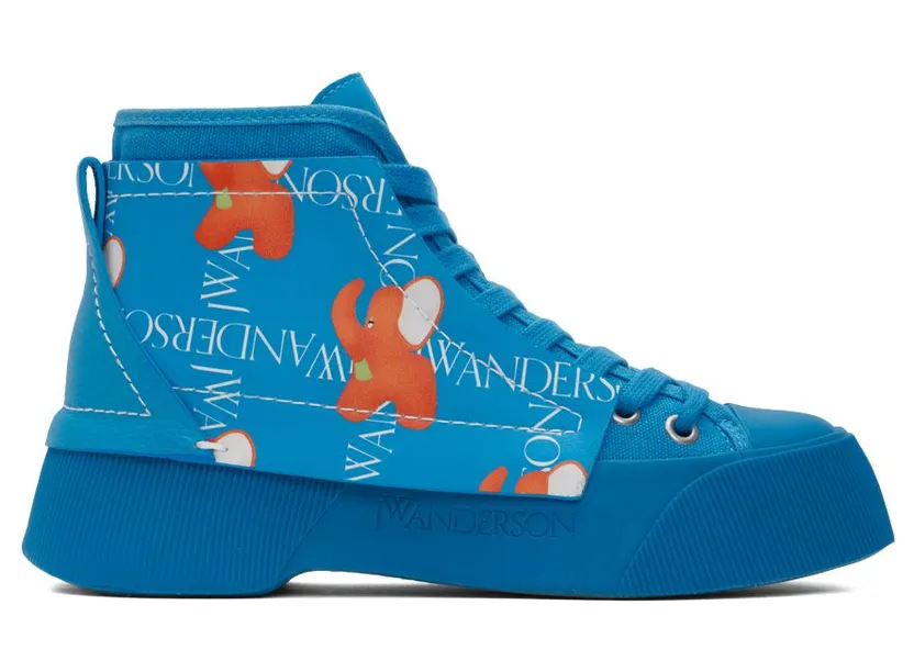 JW Anderson Blue Layered High-Top 420 BLUE (ANW37000A 16191)