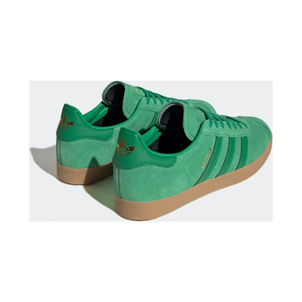 Adidas Gazelle Green / Gold Metallic / Gum (GX7200)