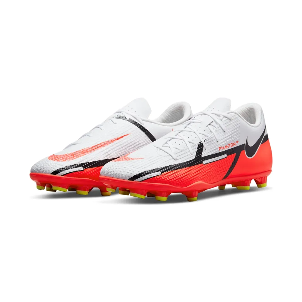 Nike Phantom GT2 Club FG/MG White Bright Crimson Volt (DA5640-167)
