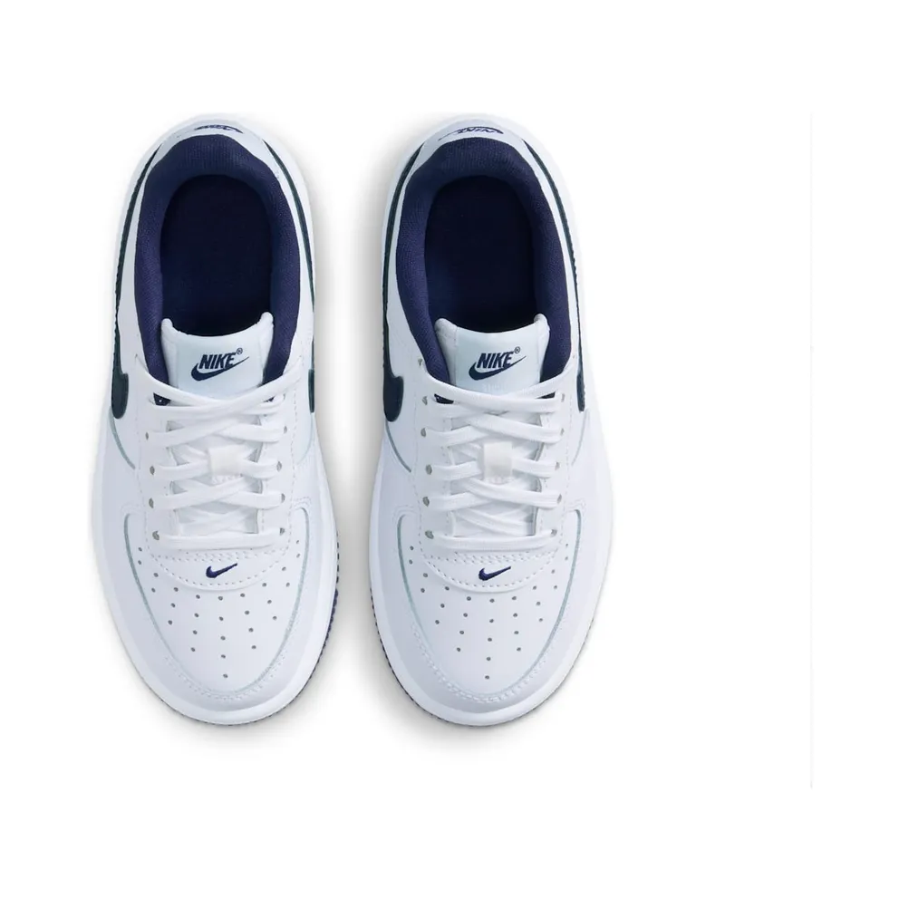 Nike Force 1 Low White Football Grey Midnight Navy (IF1673-103)