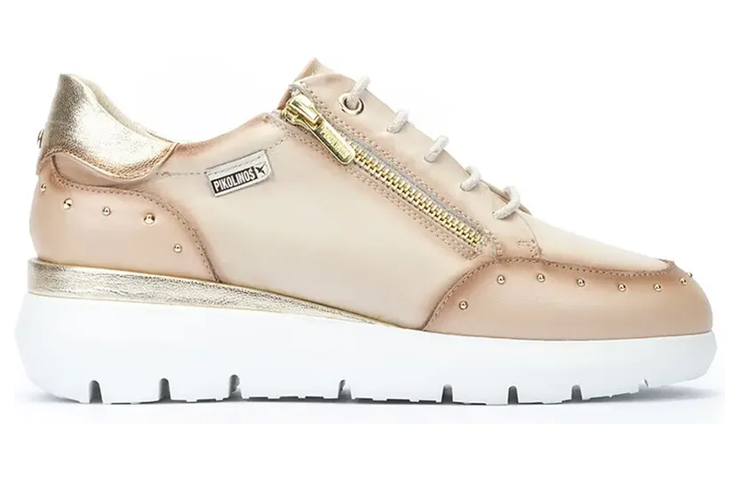 Pikolinos – Off White Dames Sneaker – Dames – Schoenen – Veelkleurig (W2A-6596CPC1-909)