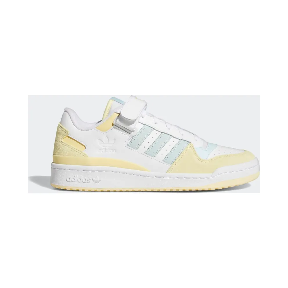 adidas Forum Low Schuh Almost Yellow / Almost Blue / Cloud White (GX7075)