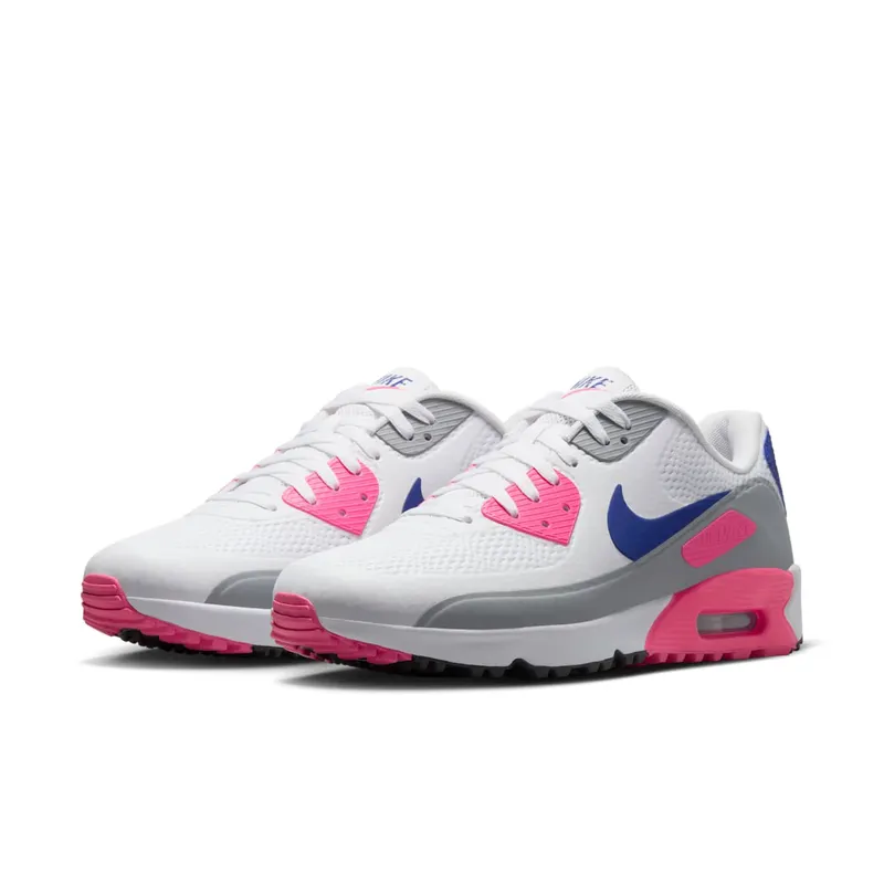 Nike Air Max 90 Golf “White Laser Pink Concord” (HV9305-101)