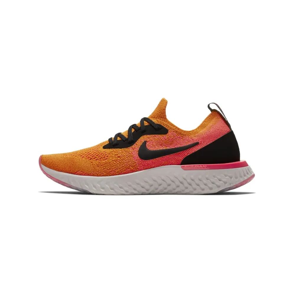 Nike Epic React Flyknit Black Orange (GS) Black/Orange (943311-800)