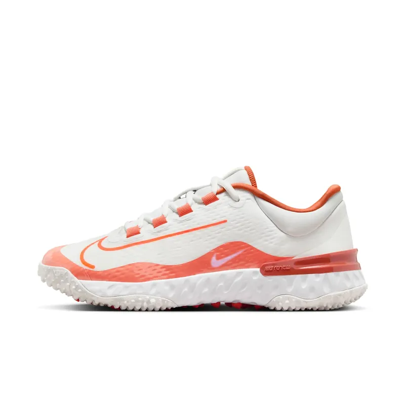 Nike Alpha Huarache Elite 4 Turf Summit White Light Wild Mango Vintage Coral Hyper Crimson (FD2746-101)