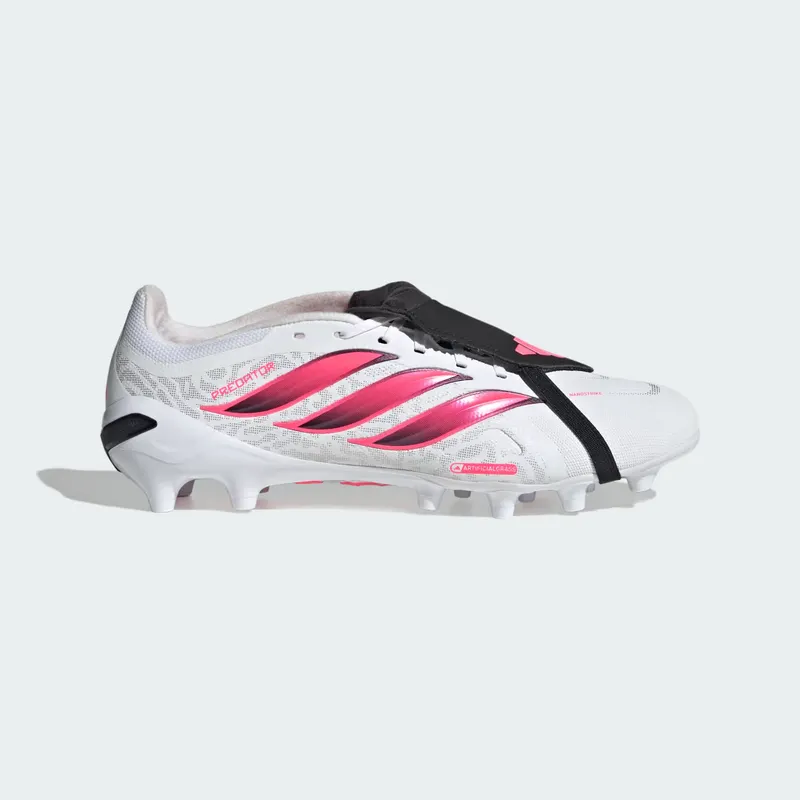 Adidas Predator League Fold-Over Tongue AG Football Boots, White (IH7164)