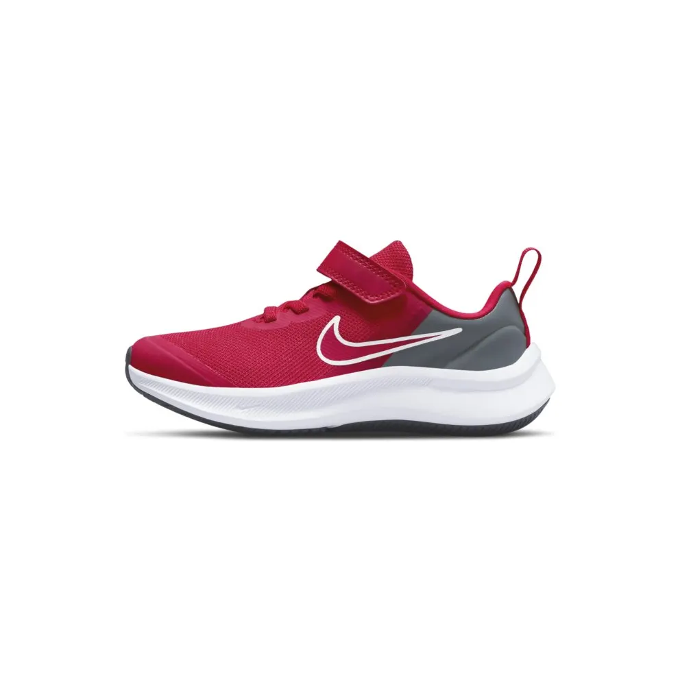 Nike Star Runner 3 Younger Kids’ Red 50% Sustainable Materials (DA2777-607)