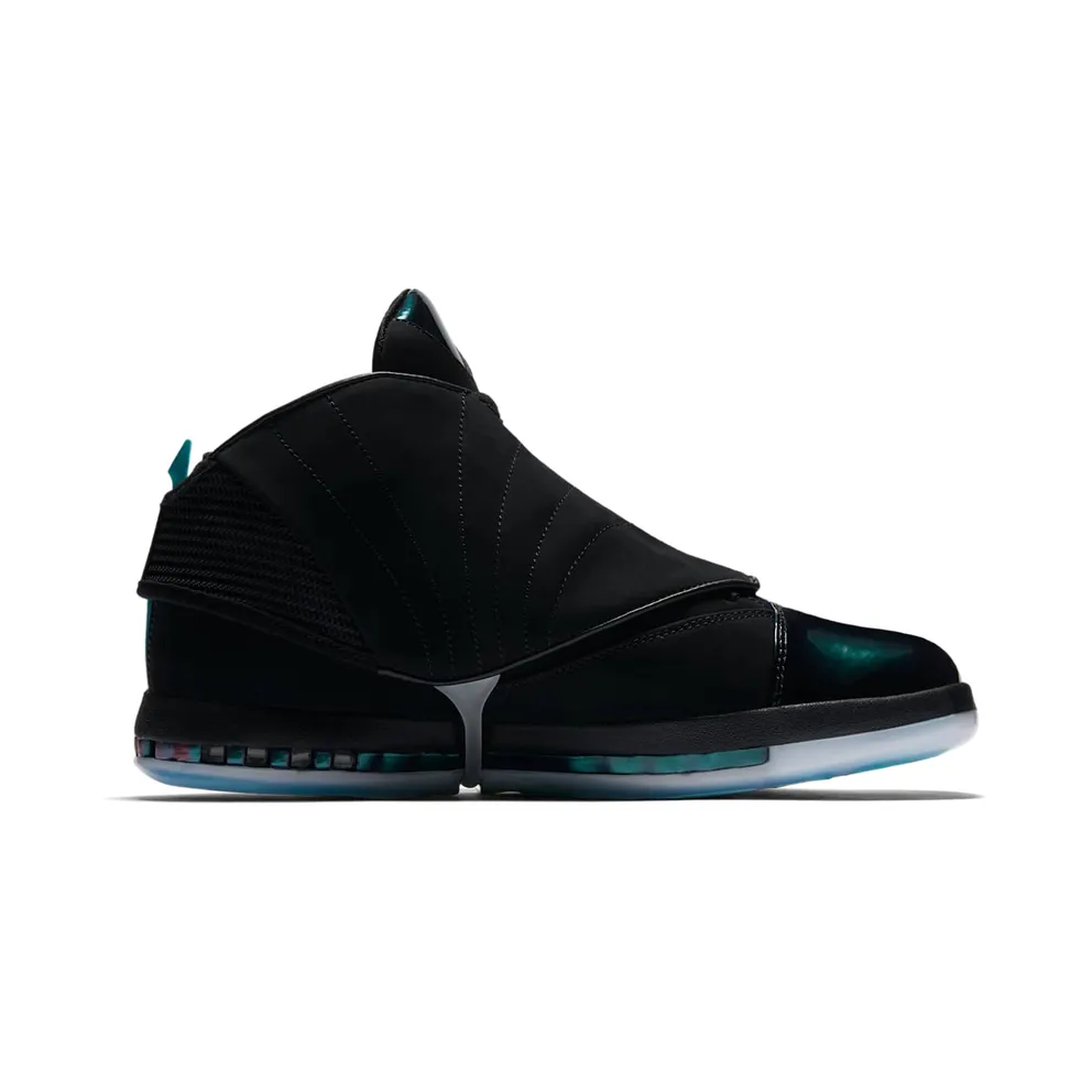 Jordan 16 Retro CEO Black/Metallic Silver-Turbo Green (AA1235-003)