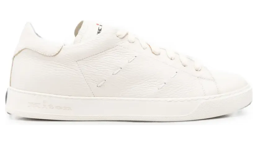 Kiton Sneakers aus Leder – Weiß (USSAA421N014130500)