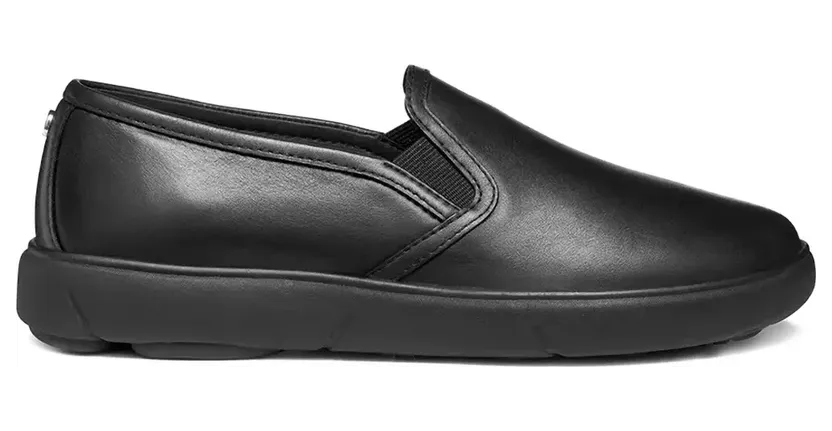 Geox Slip-On-Sneakers mit Stretcheinsätzen – Schwarz (D563TC00085C9999)