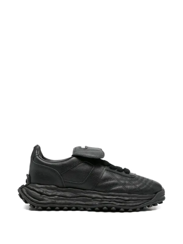 Maison MIHARA YASUHIRO aus gekörntem Leder – Black (A14FW701BLCK)