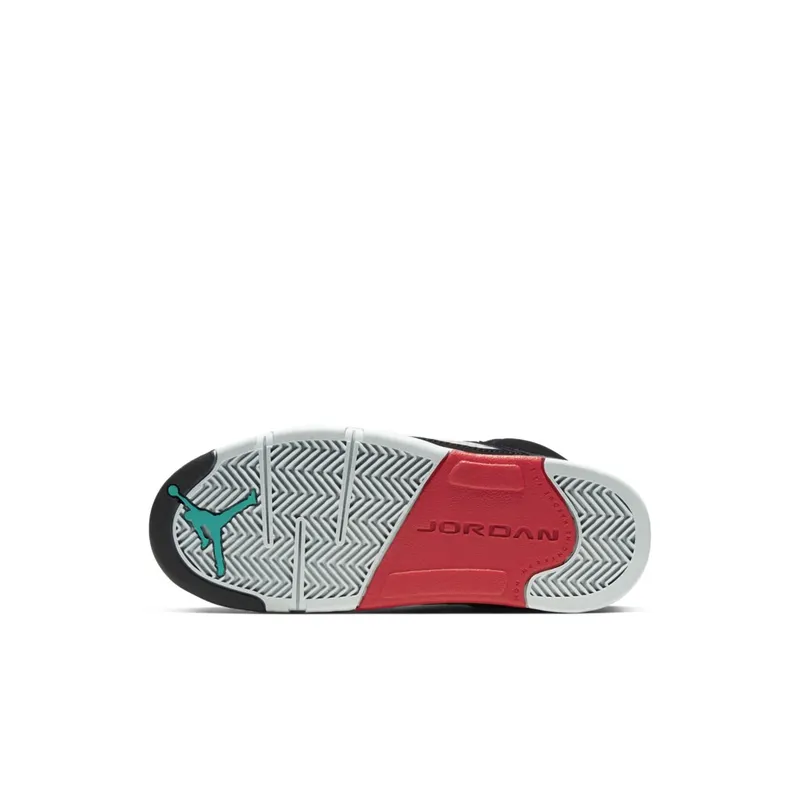 Jordan 5 Retro Top 3 (PS) Black/Fire Red-Grape Ice-New Emerald (CZ2990-001)