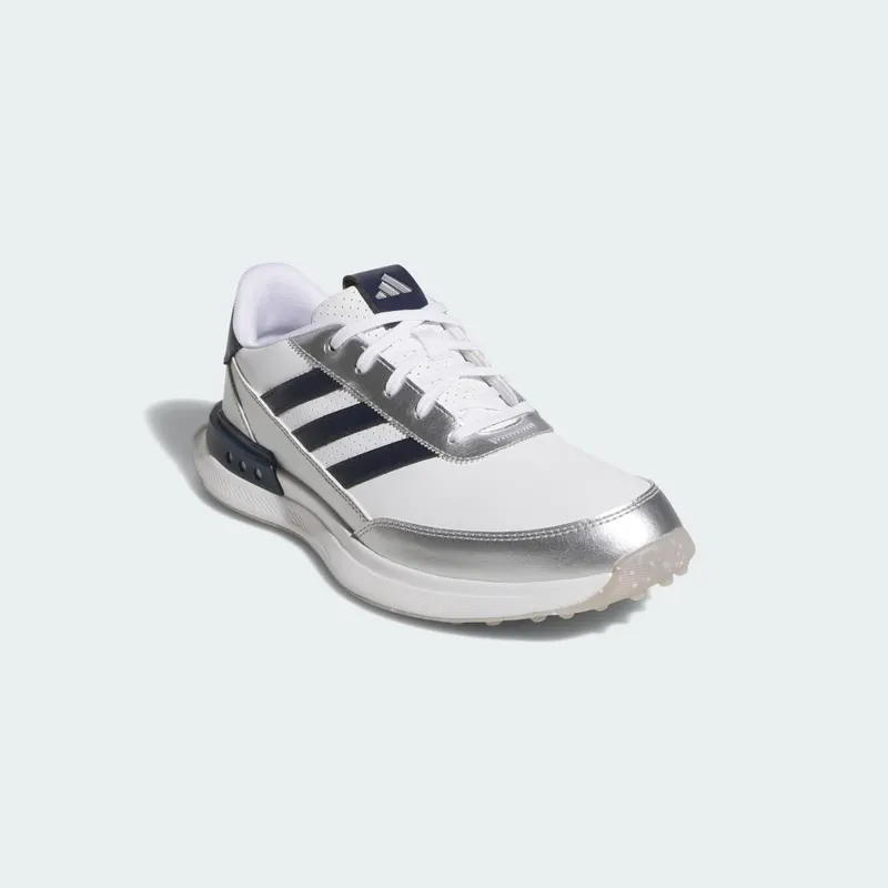 adidas S2G 25 Leather Spikeless Golf Cloud White Night Indigo Grey Two (JR6952)