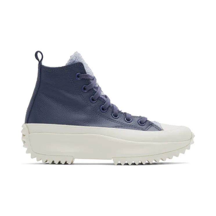 Converse Blue Leather Run Star Hike Sneakers (172058C)