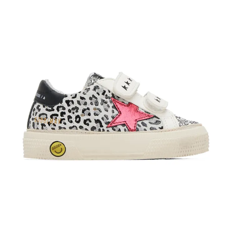 Golden Goose Baby Gray May School Sneakers (GJF00198.F003290.81796)