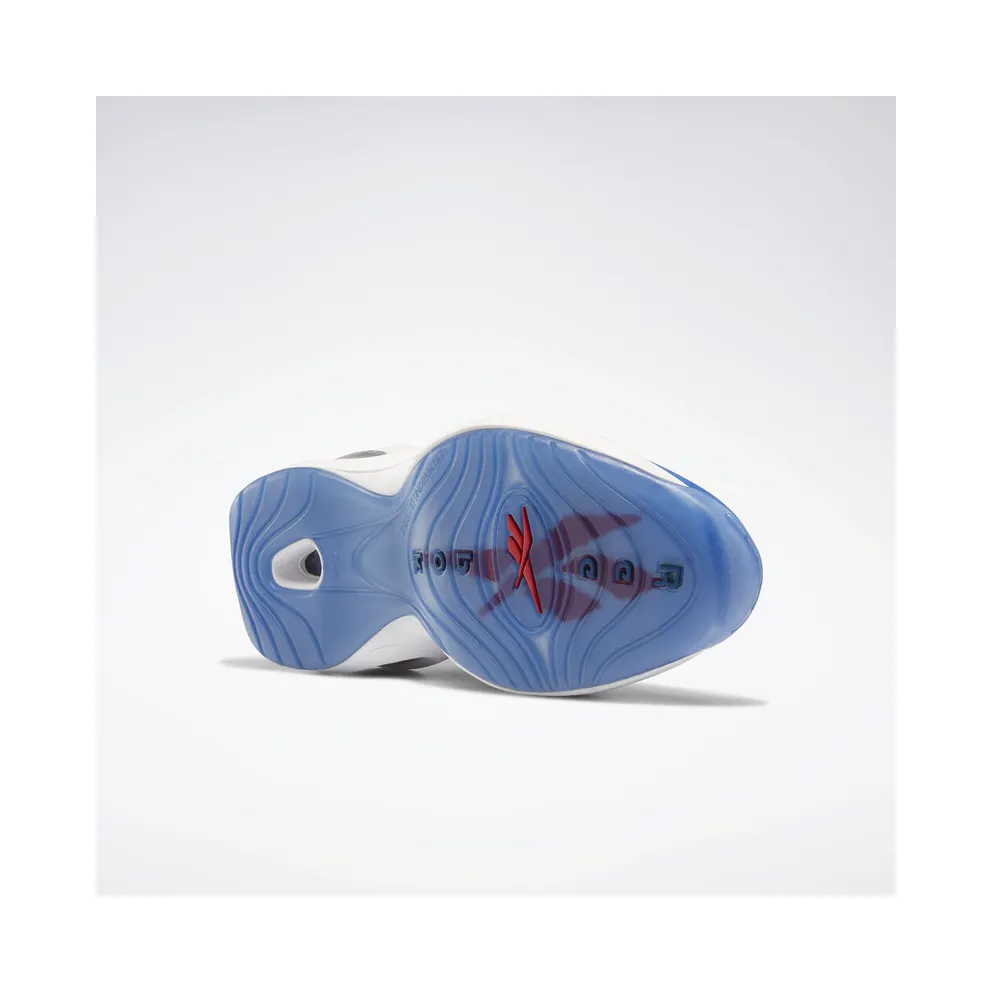 Reebok Question Mid Double Cross White/Collegiate Royal-Primal Red (Other Brands Other)