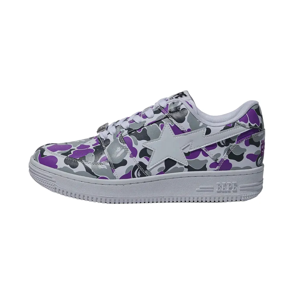 Bapesta Low “Purple Camo” (1G72191018)