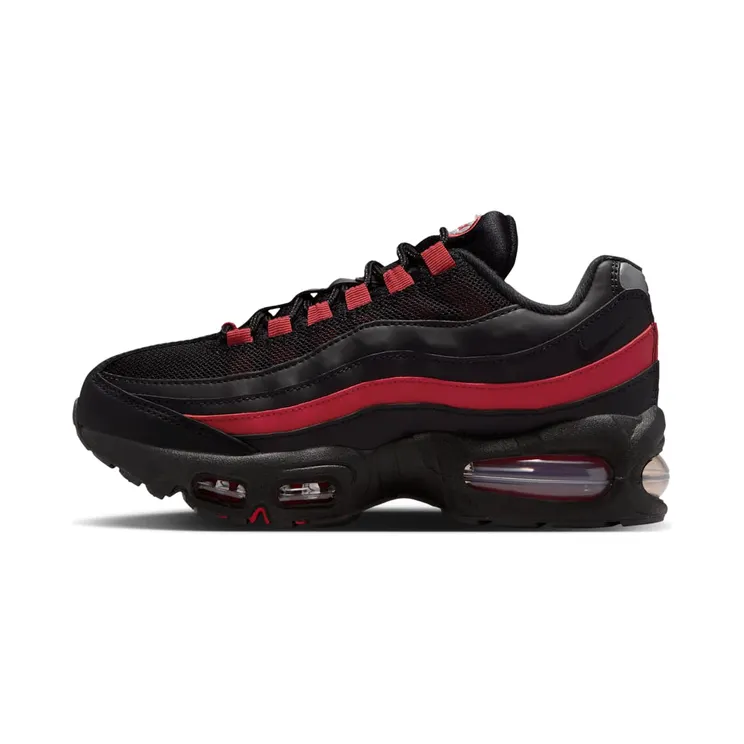 Nike Air Max 95 Black / Team Crimson / Wolf Grey (II4130-015)