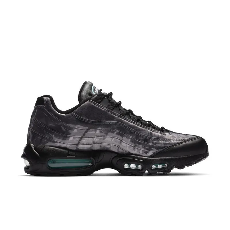Nike Air Max 95 ‘Black Aurora Green’ Black/Black/Aurora Green/Smoke Grey (DA7735-001)