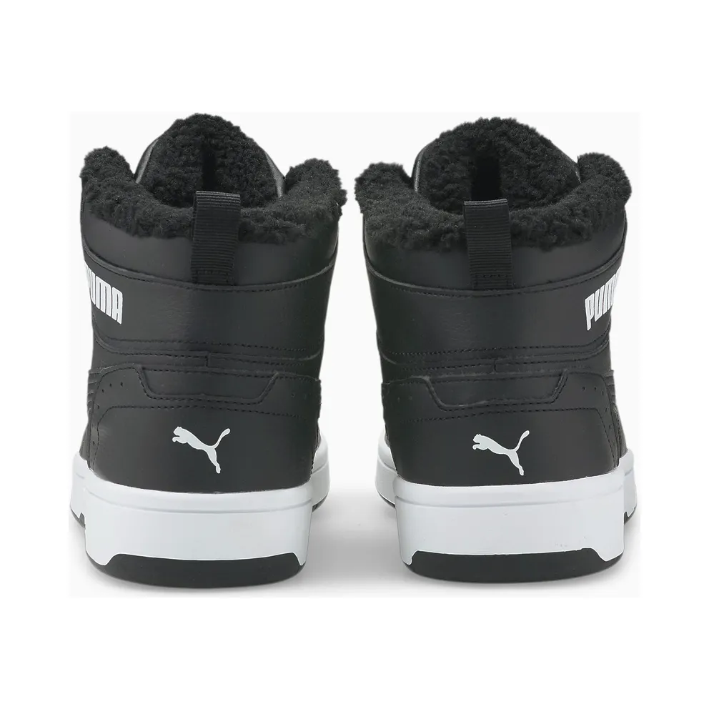 Puma Rebound Joy Fur White/Black (375576-01)