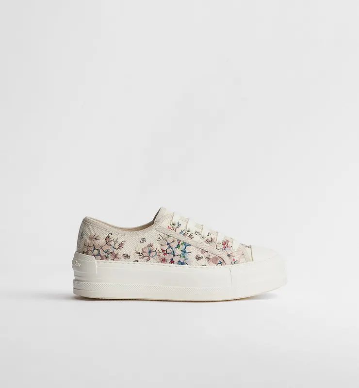 DIOR Walk’n’Dior-sneaker met plateauzool (KCK545FLO-S62W)