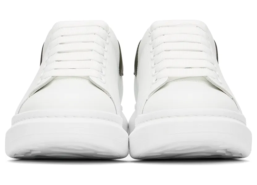 Alexander McQueen White & Grey Oversized Sneakers (553680WIB9Z9055) (2)