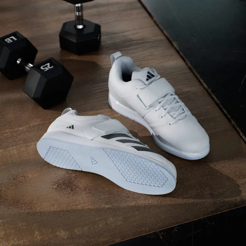 Adidas Powerlift 5 Weightlifting Cloud White / Core Black / Crystal Sky (JP6199)