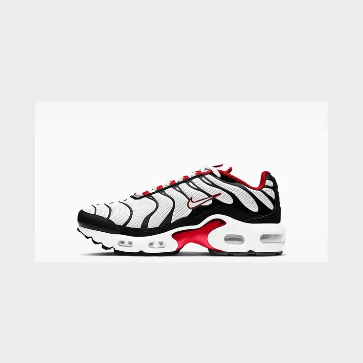 Nike Air Max Plus “Black / University Red / White” (CD0609-007)