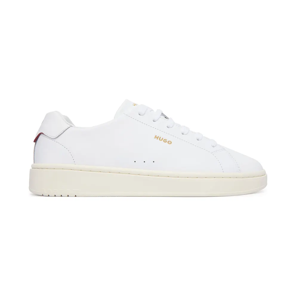 HUGO Nappaleren with Gold logo – White (50569002)