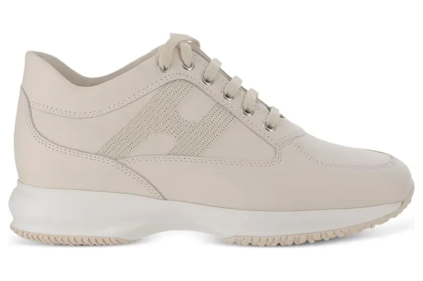 Hogan Interactive leren sneakers met pailletten – Zwart (HXW00N056400ZL)