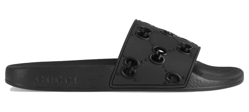 Gucci Slide Black Rubber (W)