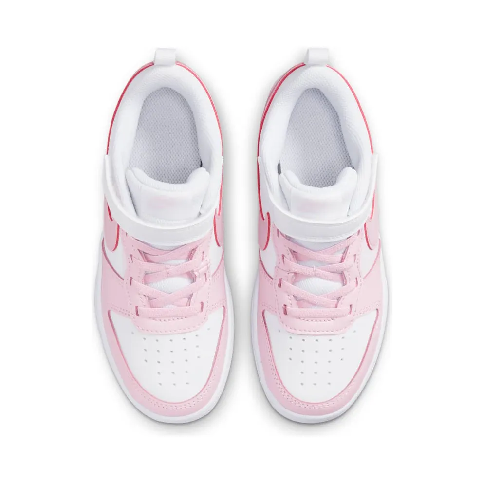 Nike Court Borough Low 2 White Pink Foam (DQ0473-100)
