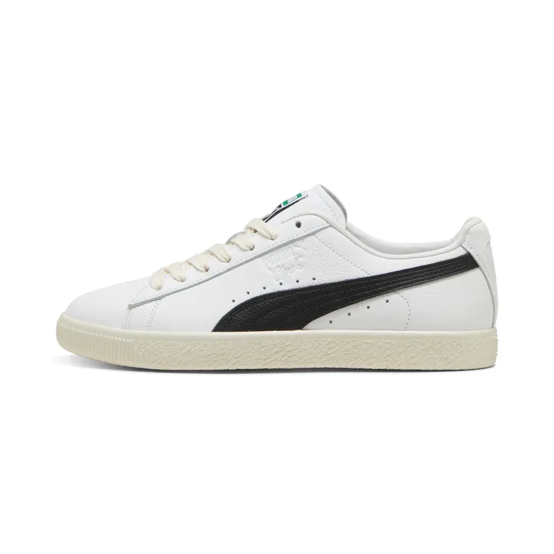 Puma Clyde Leather “White Black” (398703-01)