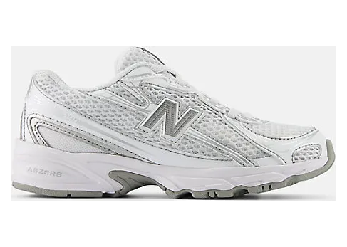 New Balance 740 Bungee Lace White Silver Metallic (PZ740WM)