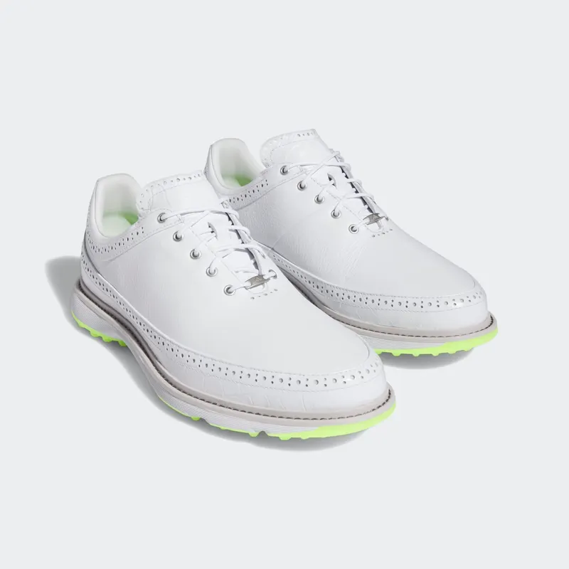 adidas MC80 Spikeless Golf Cloud White Matte Silver Lucid Lemon (ID4748)