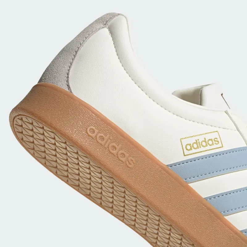adidas VL Court Classic Off White Wonder Blue Gold Metallic (JH5063)