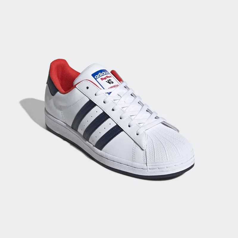adidas Superstar Top Ten Cloud White/Collegiate Navy/Red (FV8270)